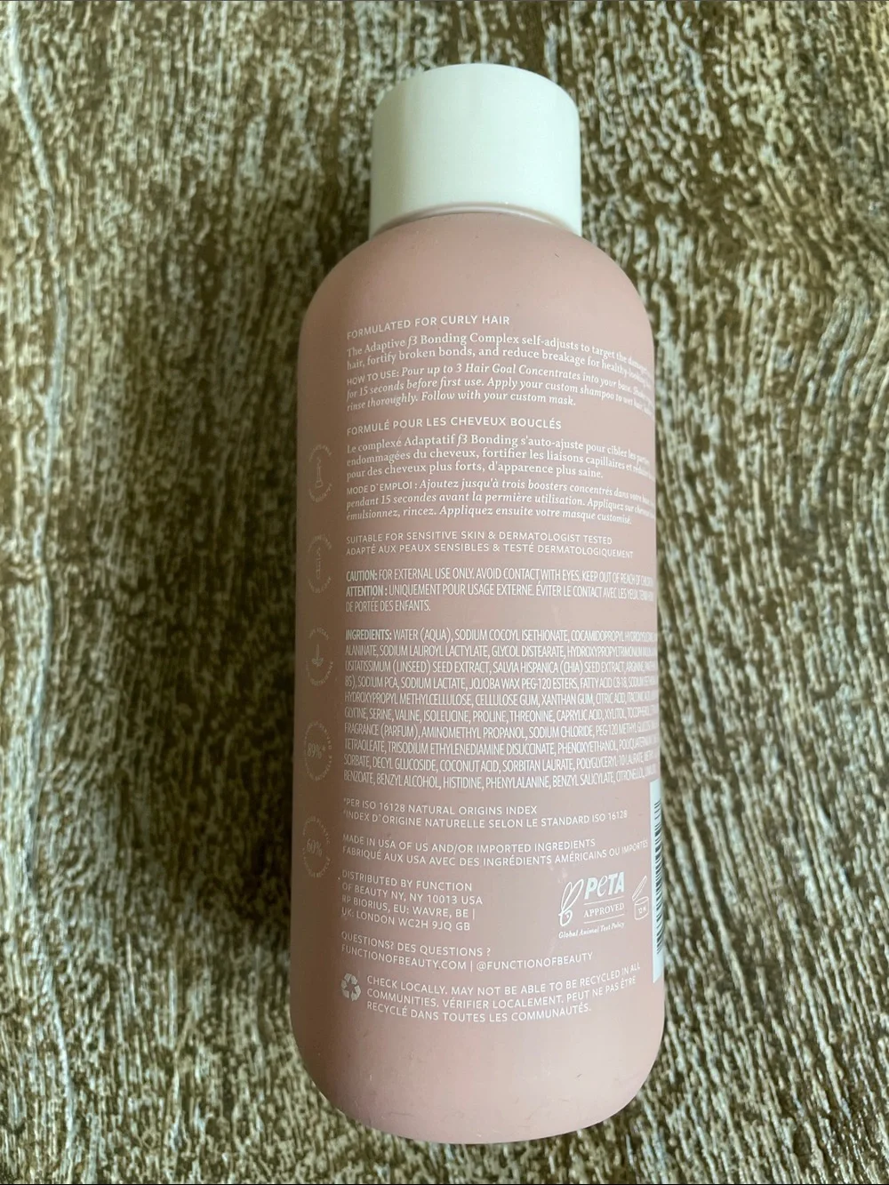 Function of Beauty PRO Curly Hair Recovery Shampoo - NEW